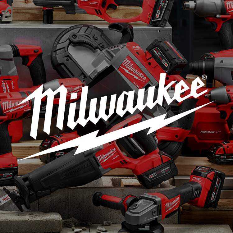 Shop Milwaukee at The Equity Farm and Home Store. Milwaukee logo with power tools and accessories. Shop now
